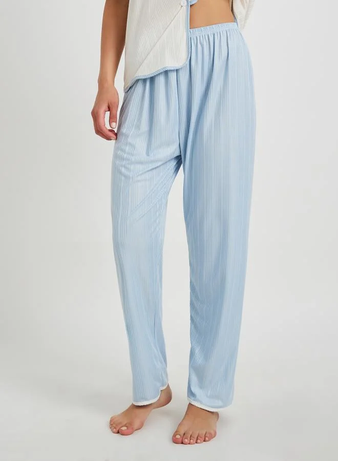 Take Two Take Two 3-Piece Patch Detail Shirt, Shorts and Pyjama Set
