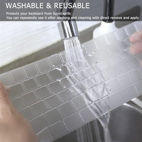 OJOS Keyboard Cover Skin for 2026 2025 2024-2021 MacBook Pro 14" 16 inch M5 M4 M3 M2 M1, MacBook Air 13.6" 15" A3240 A3113 A2681 A3241 A3114 A2941, A3434 A3112 A3185 A3401 A3403 A2442 Protector - Image 4