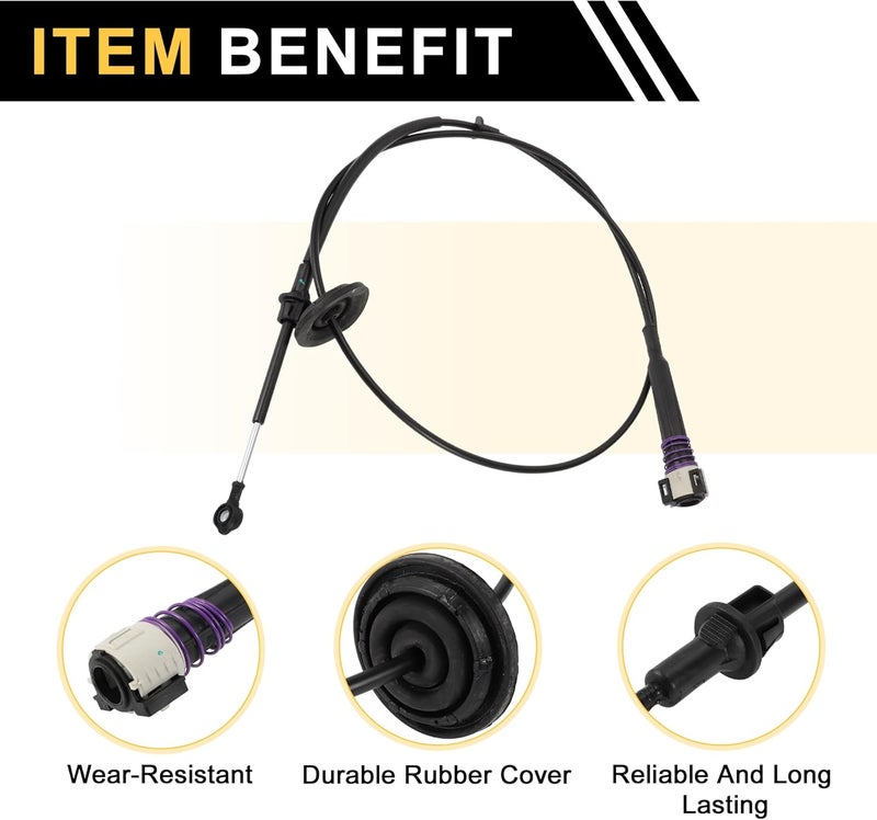 REPAIROCK Automatic Transmission Gear Shifter Cable for GMC Sierra 2500 HD 2001-2006 - Image 4