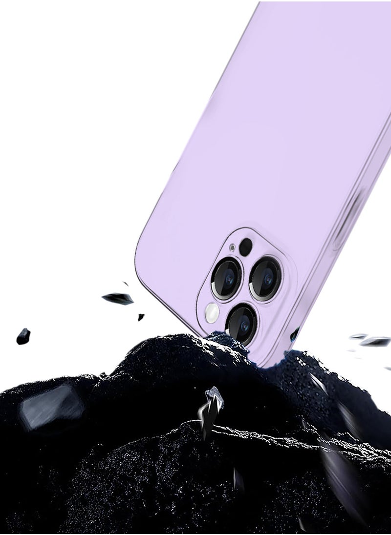 CATANES (for iPhone 14 Pro) 3Packs Case Cover Air Skin Series Back Cover Sturdy Durable Thin Case Drop Protection Cover - Transparent Purple  - Image 4