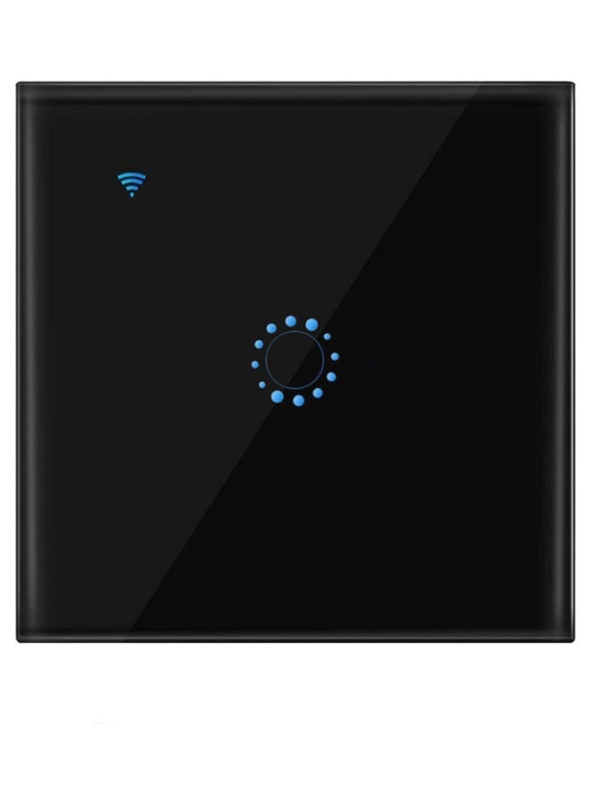 NIBEMINENT Wi-Fi Smart Light Switch with Screws Black - Image 1