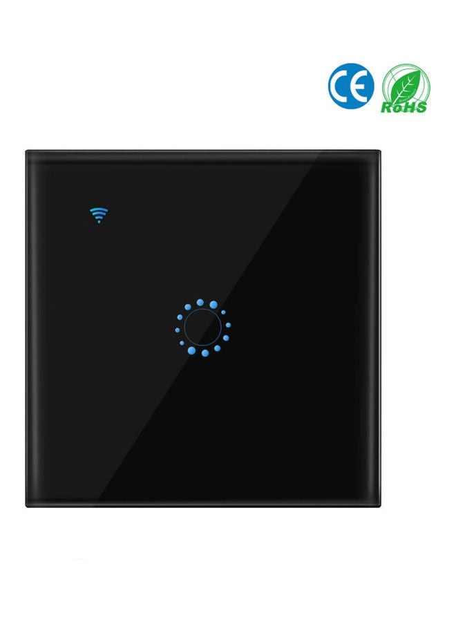 NIBEMINENT Wi-Fi Smart Light Switch with Screws Black - Image 2