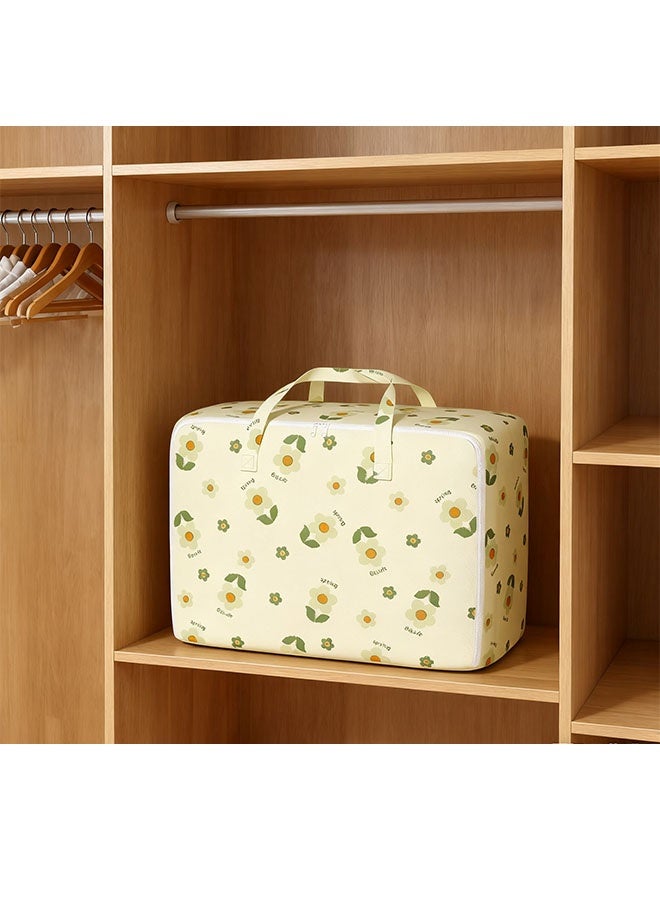 large Storage Bag,Storage Bag Organizer,105L Clothes Storage Box,Foldable Large Moving Storage Bag Organizer With Zips Durable Handles,Clothes Storage Box, Outdoor Traveling Household Clothing Storage Bag,Closet Organizers Storage Containers,Thick Fabric, Suitable for Blankets Quilts Clothes Bedding - Image 5