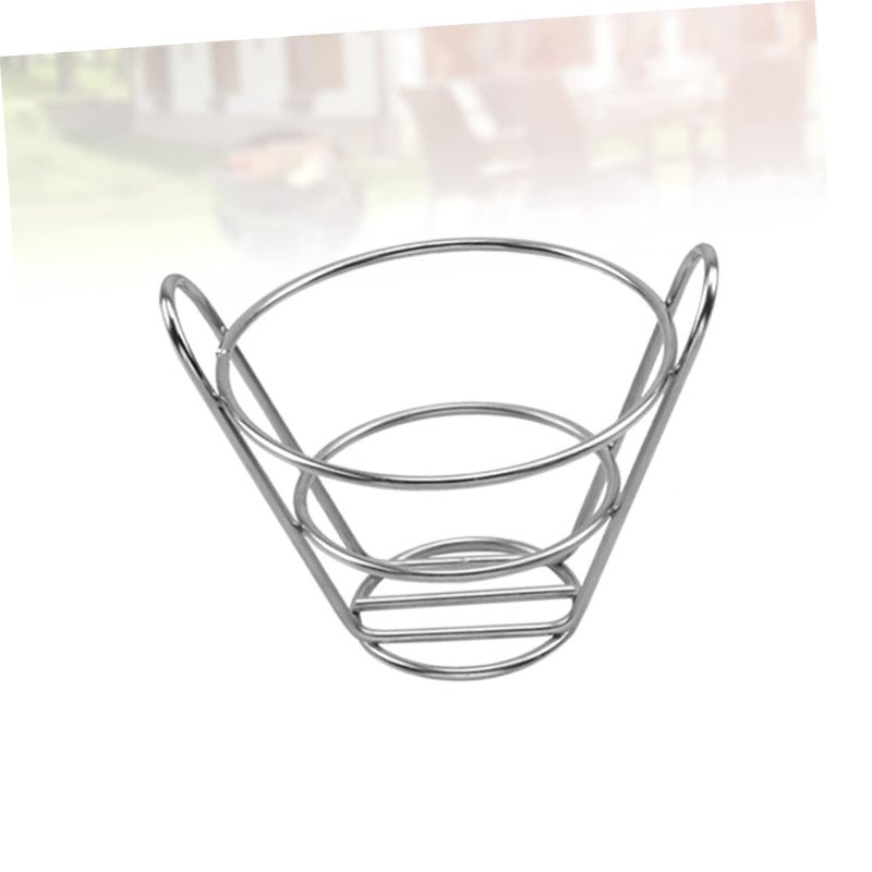 Stainless Steel French Fries Display Rack Snack Holder For Party Restaurant - Image 3