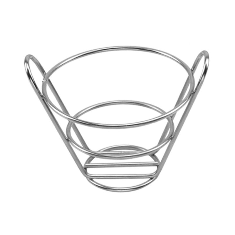 Stainless Steel French Fries Display Rack Snack Holder For Party Restaurant - Image 2