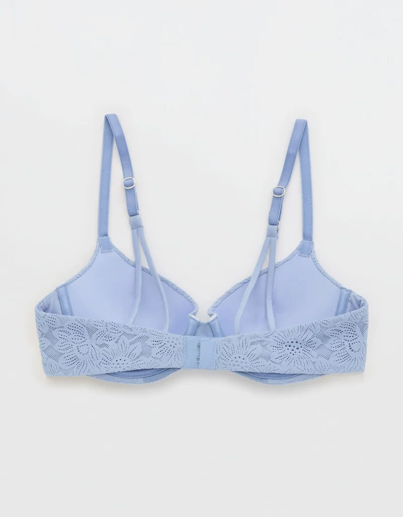 Aerie  Sunnie Bloom Lace Demi Push Up Bra for Women | Best Price UAE