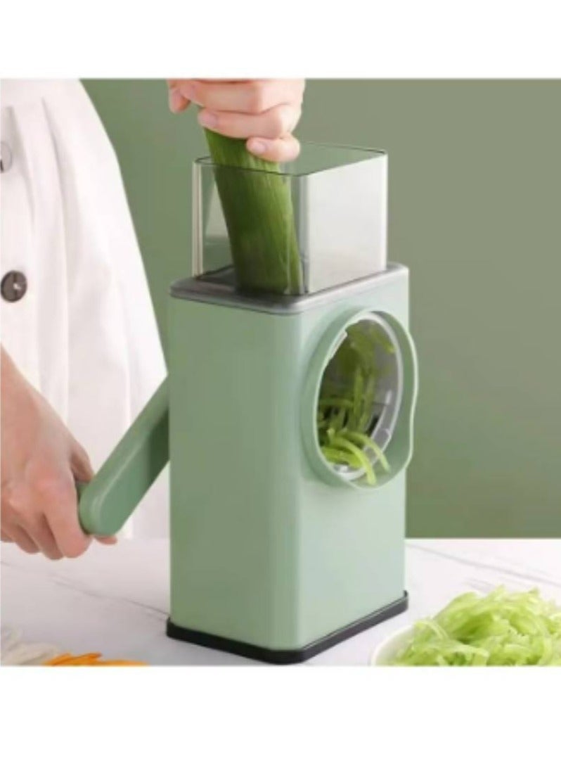 Denx Multifunctional Vegetable Slicer, Manual Potato and Vegetable Slicer, Cheese Grater, Shredder, Shredder Ideal for professional and home use - Image 3