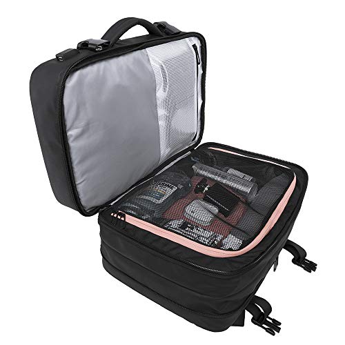 BANGE High Capacity Expandable Water Resistant 15.6 inch Laptop Backpack with USB Charging (Black 35L) - Image 4