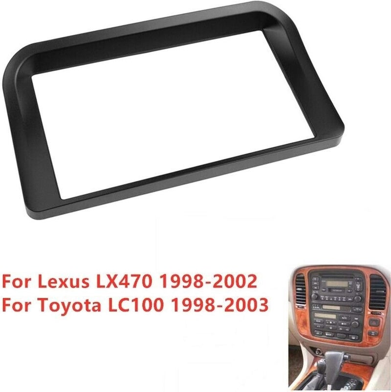 Mhakrl مجموعة تزيين لوحة راديو السيارة Mhakrl لسيارة لكزس LX470 1998-2002 و تويوتا LC100 1998-2003 - 2 دين - Image 3