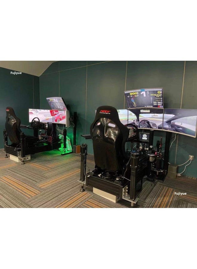 Generic - Racing Plan ART Racing Simulator Somatosensory 4-axis G Force Dynamic Racing Bracket Seat Four-axis Five-axis Six-axis-Product Color:Cnc-mouse Stand - Image 1