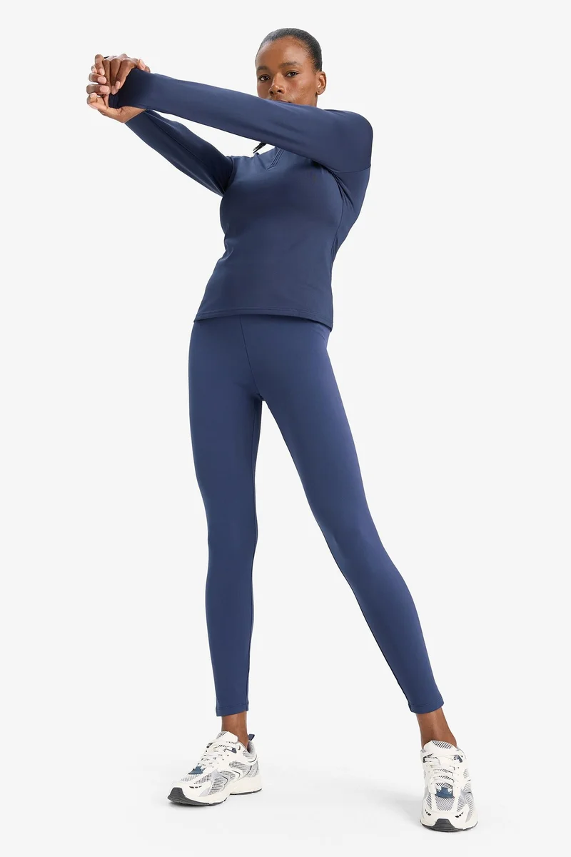 Defacto  DeFactoFit High Waist Soft Fluffy Basic Leggings for Women | Best Price UAE