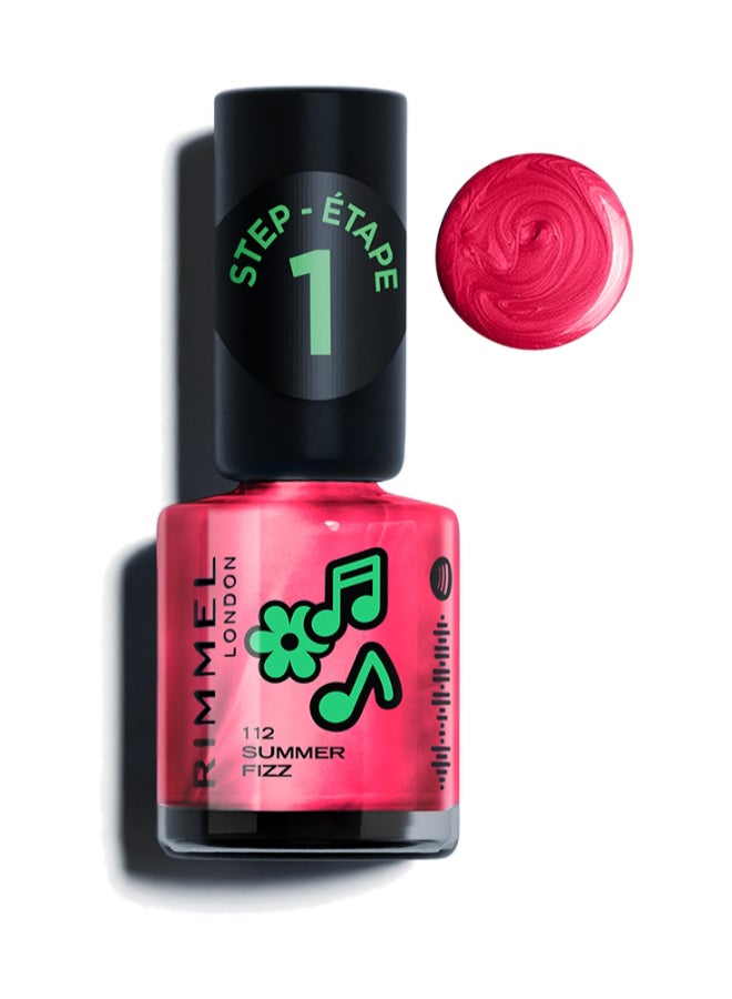 RIMMEL LONDON Full Volume Collection Super Gel Nail Polish - 112 - Summer Fizz, 12ml - Image 4