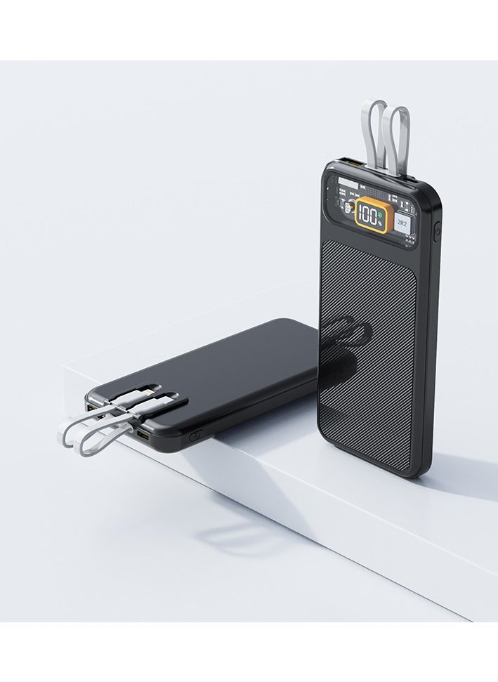 RADALIFESTYLE Power 10 Fast Charging Power Bank 25W 10000mAh & Inbuilt Cable  - Image 5