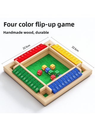 Four-sided Digital Flip Card Game Plate Children's Toy Table Game Big Class Puzzle Area Material Mathematical Thinking Training Building Blocks-Color:[four Colors] Turn-up Game - pzsku/Z14D37866388C895414ABZ/45/1745406855/2a9d0e58-599b-4f8c-8908-bd18c675a4c9