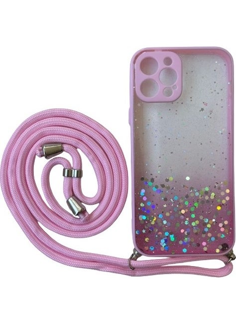TahTicMer Xiaomi Redmi Note 10 Pro Case Glittery Neck Hanging Rope Camera Protection Cover  - Image 1