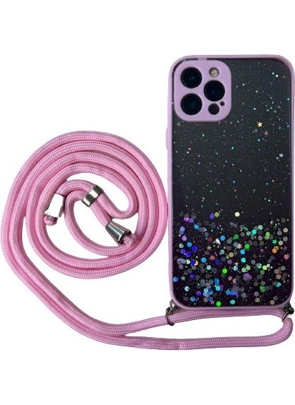 TahTicMer Xiaomi Redmi Note 10 Pro Case Glittery Neck Hanging Rope Camera Protection Cover  - Image 2