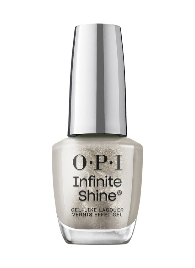OPI Infinite Shine - Work From Chrome, Metallic Grey, 15Ml  - Image 1