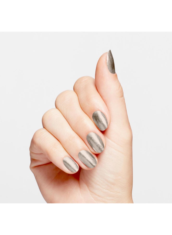 OPI Infinite Shine - Work From Chrome, Metallic Grey, 15Ml  - Image 4