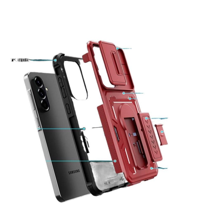 Protective Case | TPU+PC | Black | Drop Protection | Kickstand | Shockproof Cover for iPhone 16 / 16 Plus / 16 Pro / 16 Pro Max - Image 5