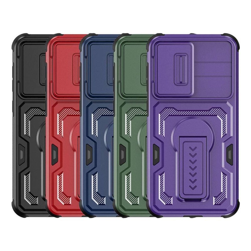 Protective Case | TPU+PC | Black | Drop Protection | Kickstand | Shockproof Cover for iPhone 16 / 16 Plus / 16 Pro / 16 Pro Max - Image 3