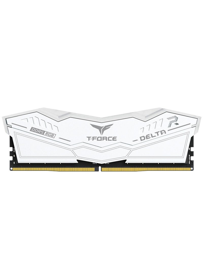 t force T-Force TeamGroup 32GB (2X16GB) 6000MHz DDR5 DESKTOP RGB GAMING RAM - WHITE  - Image 2