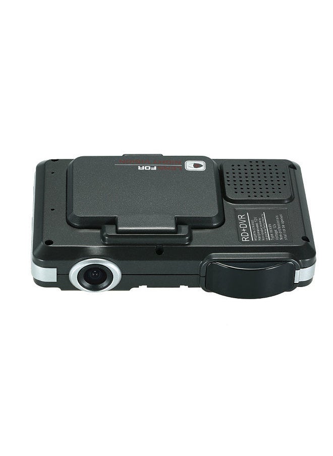 Anti Radar Detector Car DVR 2 in 1 720P Dash Cam Radar Speed Detector with Full Band Mute Button Loop Recording G-Sensor