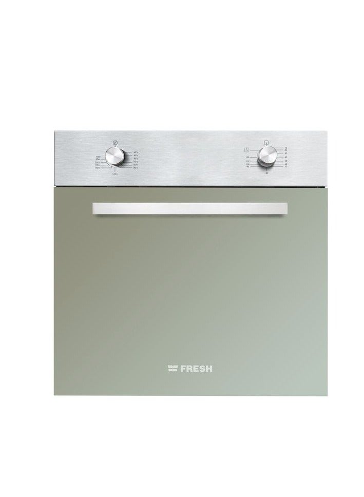 Fresh Set of Fresh Built-in Gas Hob, 90 cm, 5 Burners, Stainless Steel - HAFR90CMSC1, with Built-in Gas Oven with Grill, 56 L, Stainless Steel - 9652, with Built-in Hood with Chimney, 90 cm, Stainless Steel - 16045 - Image 2