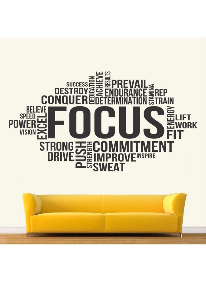 Techgifti ملصق حائط تحفيزي - اقتباسات - لتزيين غرفة النوم، غرفة المعيشة، غرفة الأطفال، المكتب (الحجم - 65 سم × 125 سم) (كلوريد البوليفينيل) - Image 1