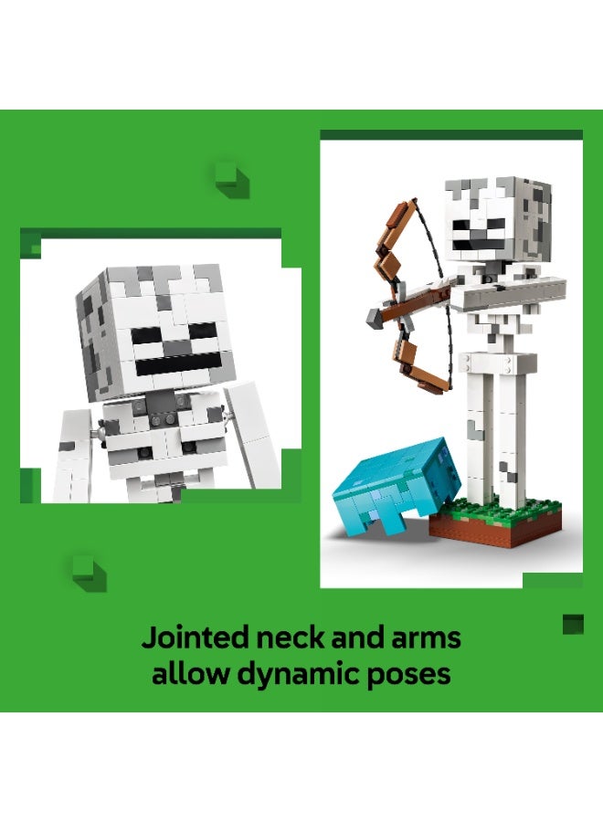 LEGO Minecraft The Skeleton Figure Toy - Gaming Decor 21594 (Age 10+, 502 Pieces) - Image 4