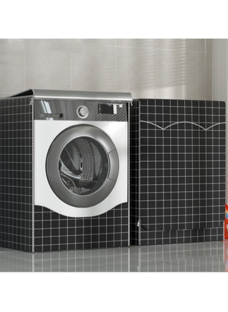EBMINI Washing Machine Cover Cloth Waterproof Sunscreen Dustproof Cover 