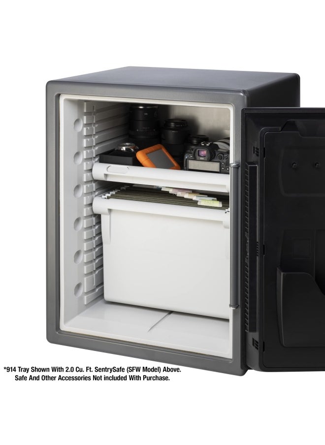 SentrySafe - Sentrysafe 914 Tray Accessory For Sfw205 Fire Safes White - Image 1