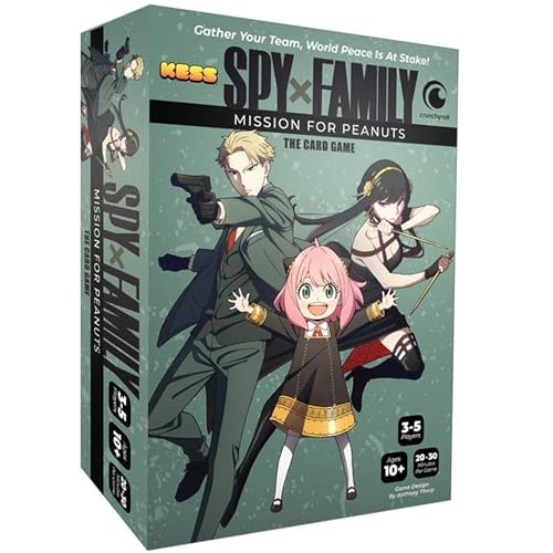 KESS ‘Spy X Family: Mission for Peanuts’ Board Game for Players 3-5, Indoor Fun, Ages 10 & Up, Playtime 20-30 Mins, Japanese Manga Anime - Image 1