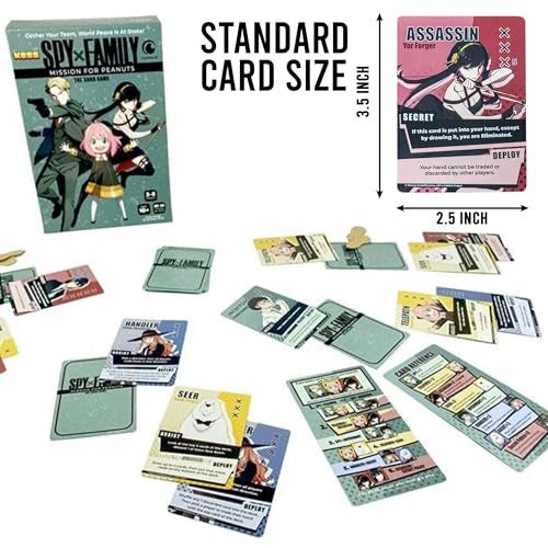 KESS ‘Spy X Family: Mission for Peanuts’ Board Game for Players 3-5, Indoor Fun, Ages 10 & Up, Playtime 20-30 Mins, Japanese Manga Anime - Image 2