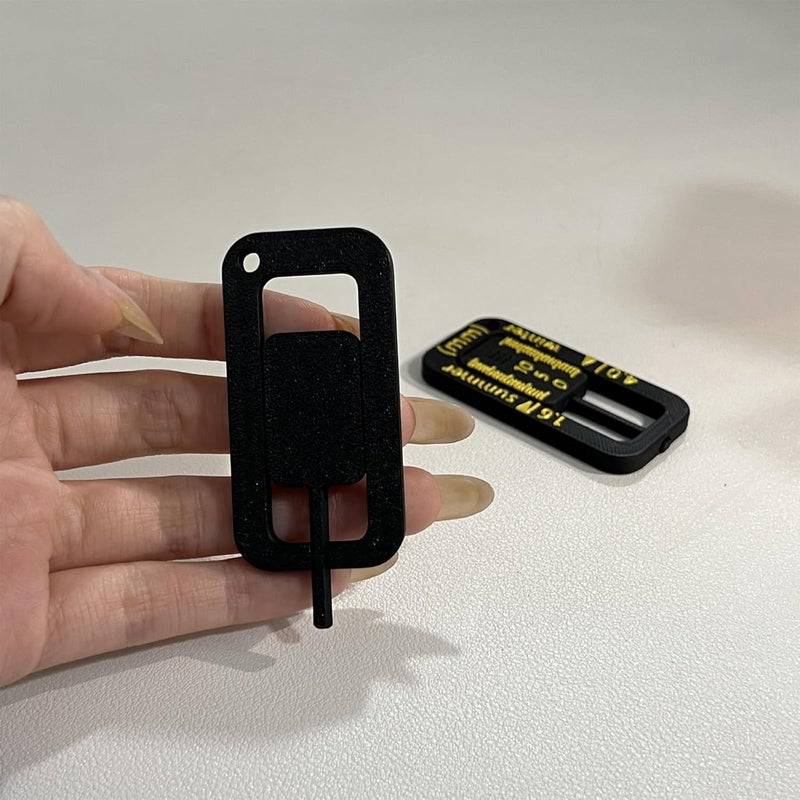 Strong ABS Tire Pattern Depth Gauge Keychain Small for Stable Tire Wear Assessment & Function ABS Tool - Image 2