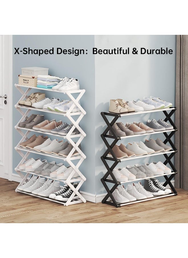 4-Tier Foldable Shoe Rack - Space-Saving Organizer for Home & Closet - Easy Assembly, Adjustable & Stylish - pzsku/Z14D436193438CCDBBAF8Z/45/_/1720105121/d64fccc5-617b-4add-8e09-bfea259db402