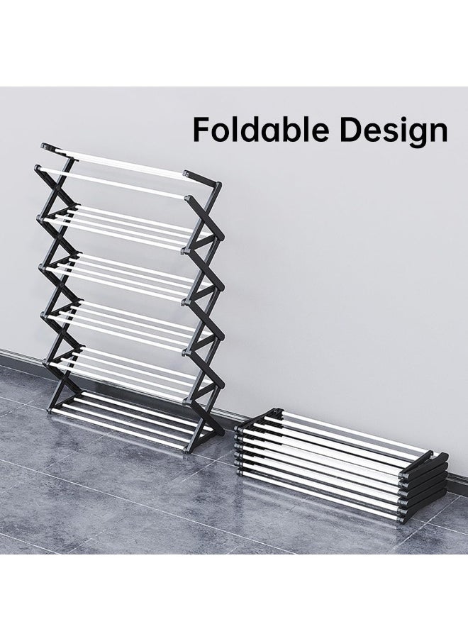 4-Tier Foldable Shoe Rack - Space-Saving Organizer for Home & Closet - Easy Assembly, Adjustable & Stylish - pzsku/Z14D436193438CCDBBAF8Z/45/_/1720105235/04c00c4a-11c8-48b4-ab08-cdadb161556c