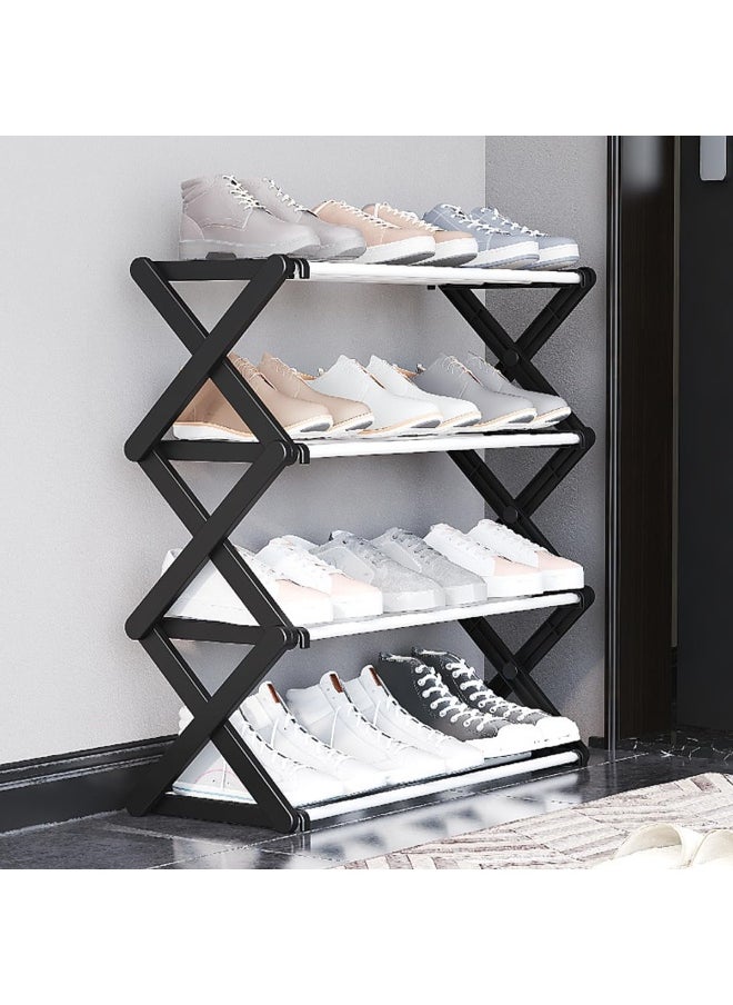 4-Tier Foldable Shoe Rack - Space-Saving Organizer for Home & Closet - Easy Assembly, Adjustable & Stylish - pzsku/Z14D436193438CCDBBAF8Z/45/_/1720105257/0e387214-c234-47e4-bd05-4403e2e2fad8