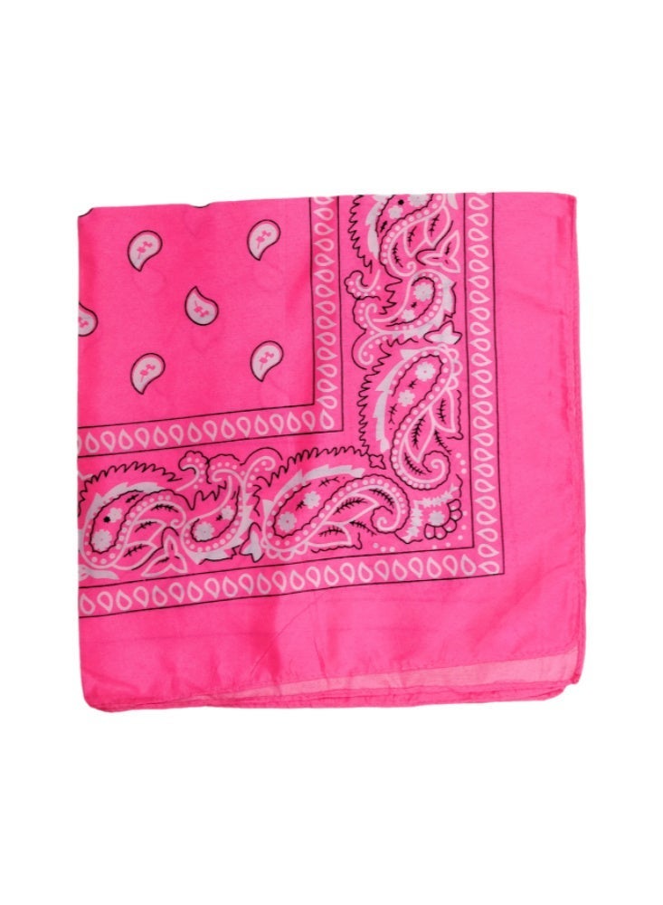 Paisley design polyester bandana, unisex - Image 5