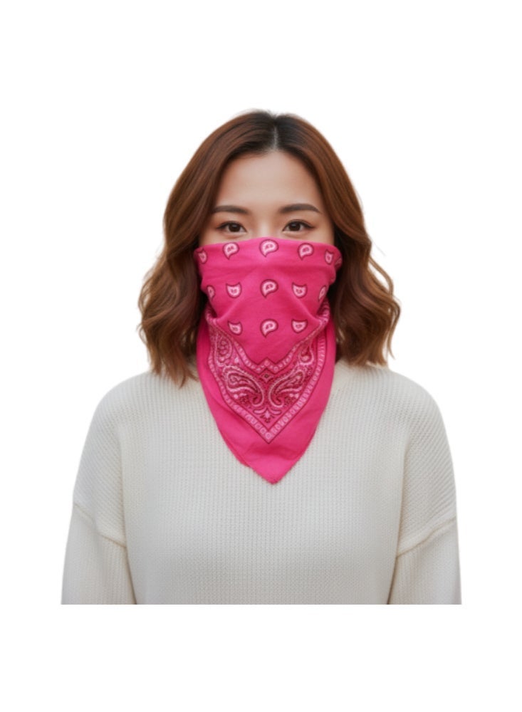 Paisley design polyester bandana, unisex - Image 3
