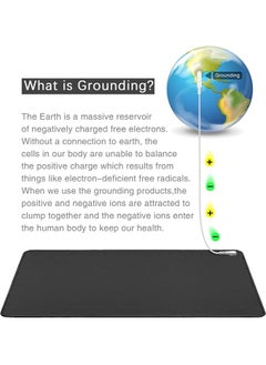 erorex Grounding Mat with 15ft Grounding Cord,Grounding Pad Kit, Earth Therapy for Foot Mat,Computer Mat, Sleep Mat, Pet Mat (23.6x13 Inch)  - Image 3