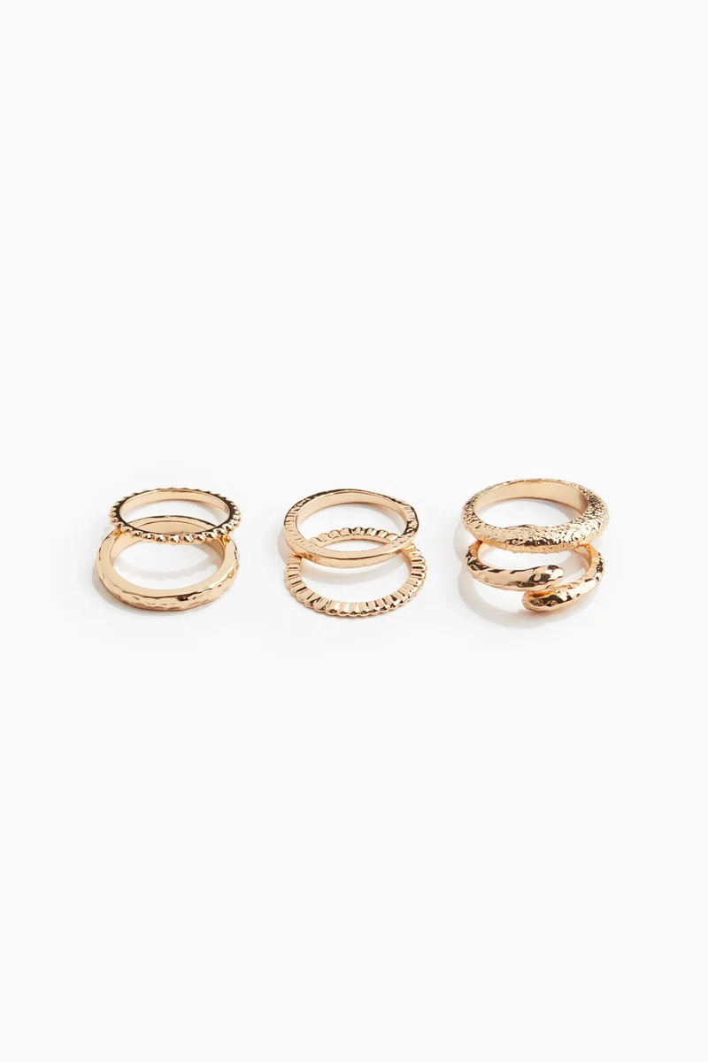 H&M 6-pack rings