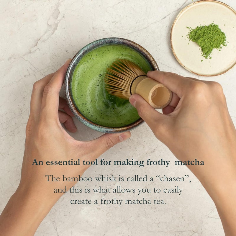 Naoki Matcha Japanese Bamboo Whisk (Chasen) Matcha Set for Traditional Matcha Tea Preparation by - Image 2