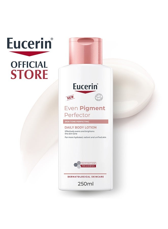 Eucerin Even Pigment Perfector Daily Body Lotion With Thiamidol And Hyaluronic Acid For Even, Radiant, Smooth And Clear Skin 250Ml & Eucerin Sunscreen Oil Control Ultra-Light UV Daily Serum SPF 50+, Ultra-light & Mattifying Face Serum with SPF. Offers Very High UVA/UVB Protection, Oil Control & Pollution Defense for Oily & Acne Prone Skin. 30 ml Bundle - Image 2