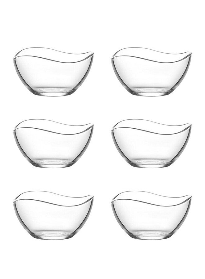 لاف طقم أوعية تقديم مكون من 6 قطع شفاف 310 مل - Image 1