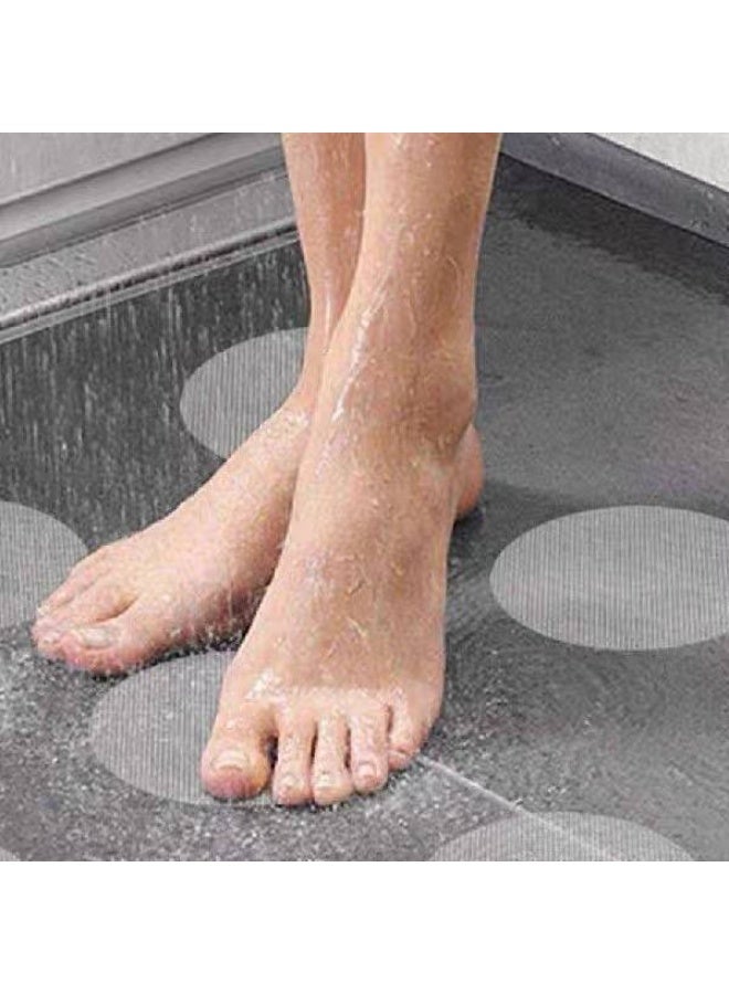 شريط لاصق صغيرمانع للانزلاق للأرضيات المنزلقة وأحواض الاستحمام - 6 قطع شفاف - Image 1