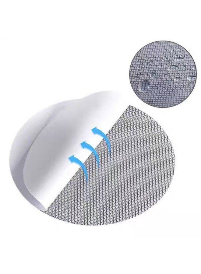 شريط لاصق صغيرمانع للانزلاق للأرضيات المنزلقة وأحواض الاستحمام - 6 قطع شفاف - Image 2