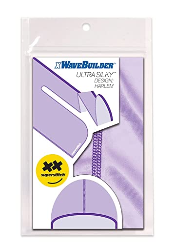 Superstitch Ultra Silky Durag x Wavebuilder | 30+ Styles Premium Designer Durags for Men | 360 Waves |Light Purple (Harlem) - Image 3