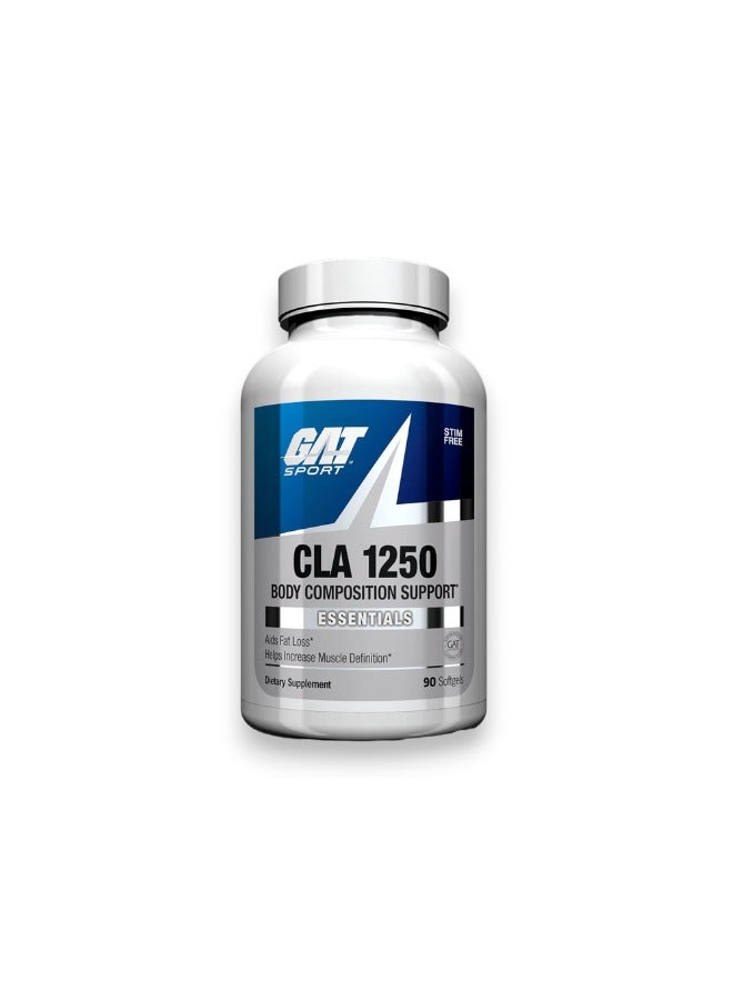 GAT SPORT CLA 1250, Body Composition Support, 90 Softgels