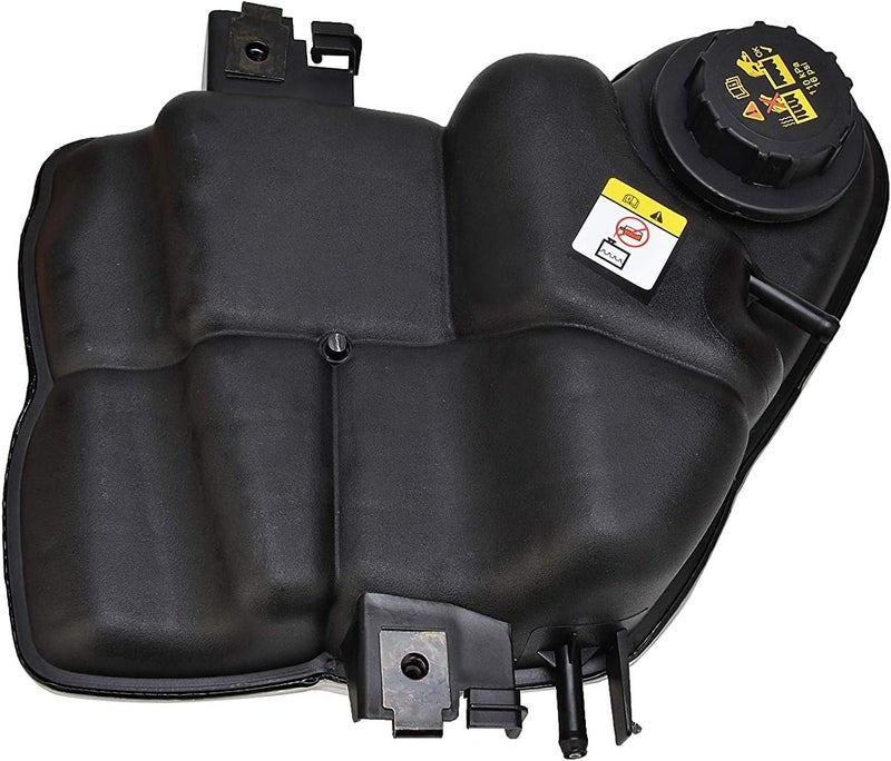 AA Ignition Coolant Reservoir Tank with Degas Bottle Cap - Overflow Recovery Bottle Fits Ford F250, F350 Super Duty, Excursion 6.0L Powerstroke,6.8L,5.4L-6C3Z-8A080-B,3C3Z8A080AE,603-217-Antifreeze Expansion Tank - Image 1