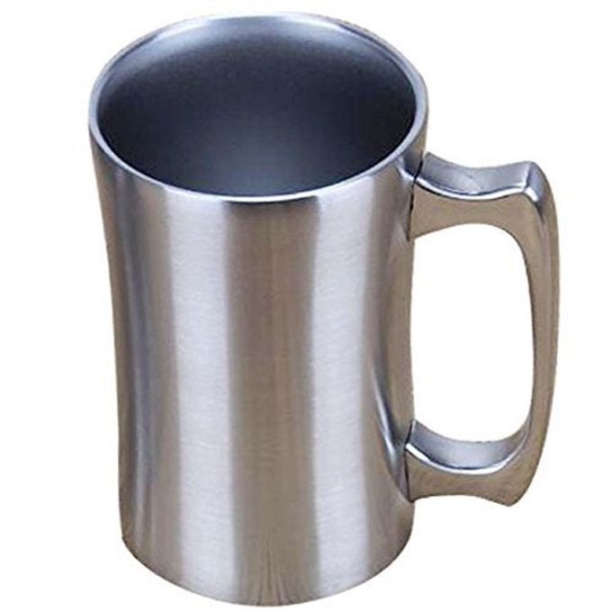 INSULATED CUP STAINLESS STEEL MUG 20OZ LARGE MUG DOUBLE WALL BEER TANKARDS WITH HANDLE INSULATED COFFEE MUG WITH LID